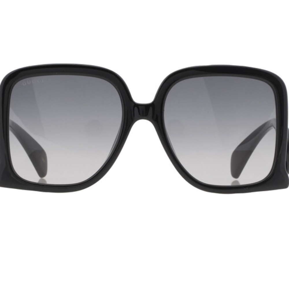 GUCCI OVERSIZED SQUARE SUNGLASSES IN BLACK NWT - Picture 11 of 15